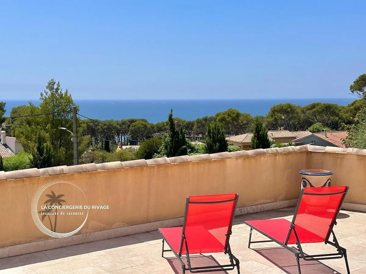 Villa Les Freesias - Grande Piscine - Vue Sur Mer Carqueiranne